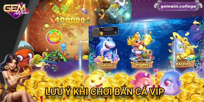 Một số lưu ý để chơi bắn cá VIP không gặp rủi ro